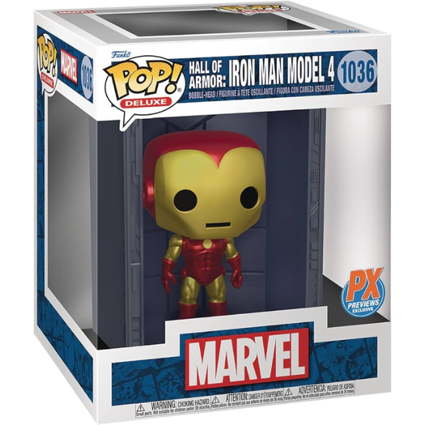 Funko Pop Deluxe (1036) Hall of Armor: Iron Man Model 4