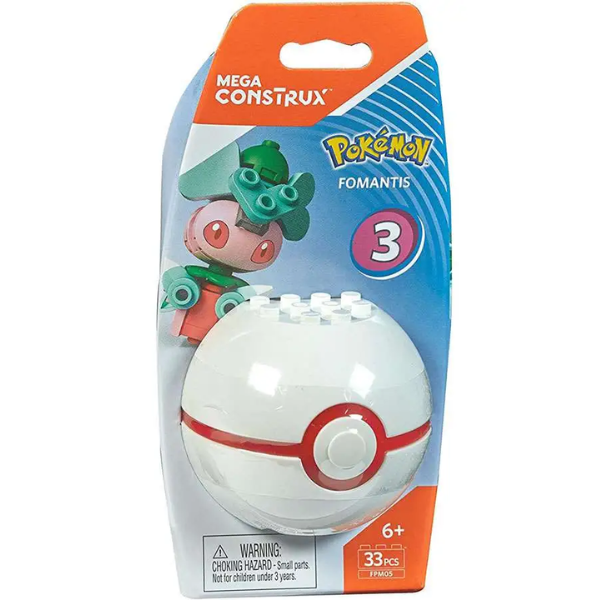 Mega Construx Pokemon Series 3 Fomantis FPM05 33pcs