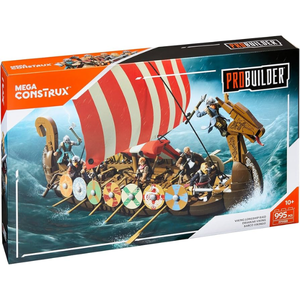 Mega Construx Viking Longship Raid FPH88 995pcs