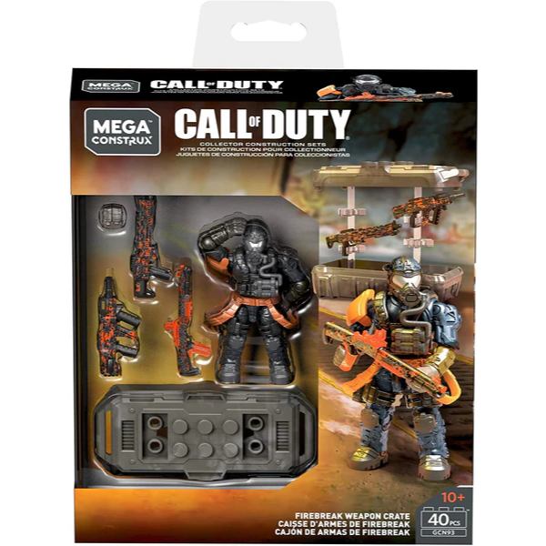 Mega Construx Call of Duty Firebreak Weapon Crate GCN93 40pcs