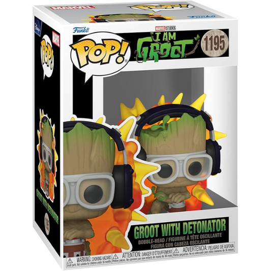 Funko Pop (1195) Groot With Detonator