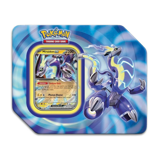 Pokemon TCG Paldea Legends Tin Miraidon Ex