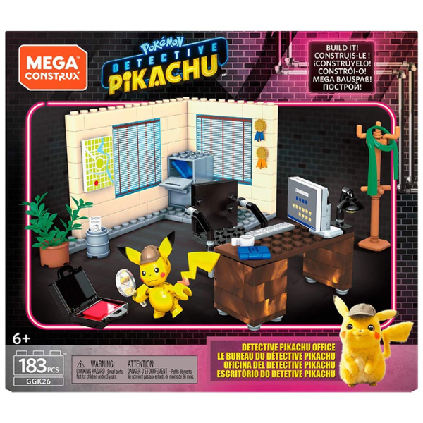 Mega Construx Detective Pikachu Office GGK26 183pcs