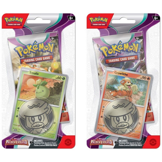 Pokemon Scarlet & Violet Paldea Evolved Checklane Blister Pack