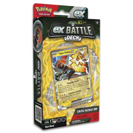 Pokemon TCG Ex Battle Deck Tapu Koko Ex Level 1