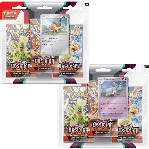 Pokemon TCG Scarlet & Violet Obsidian Flames 3-Pack Blister