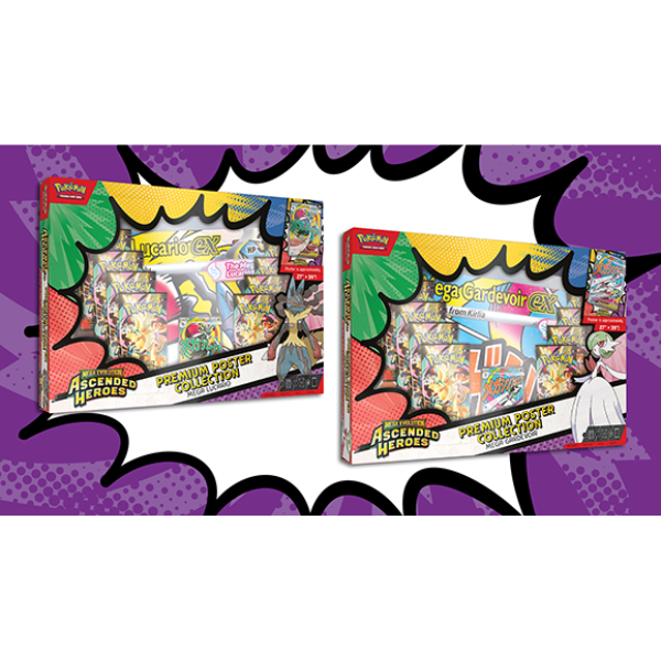 Pokémon TCG - Mega Evolution ME2.5 - Ascended Heroes - Premium Poster Collection [Pre-Order] *Limit 1 OF EACH per customer