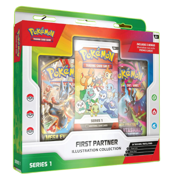 Pokémon TCG - First Partner Illustration Collection - Series 1 [Pre-Order] *Limit 1 per household