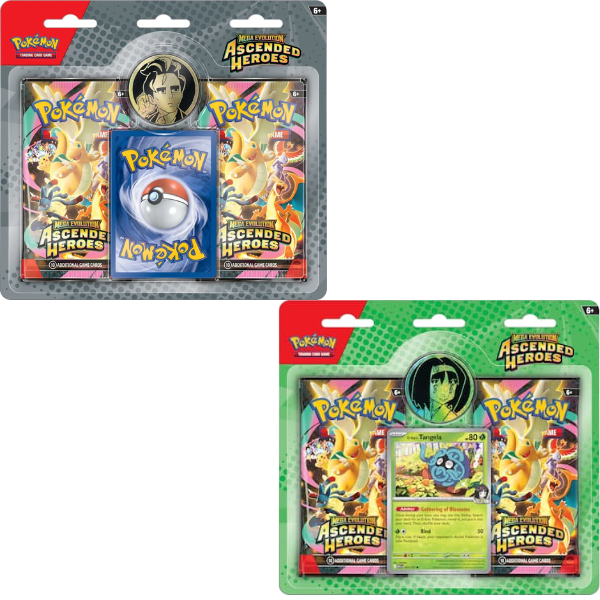 Pokémon TCG - Mega Evolution ME2.5 - Ascended Heroes - 2-Pack Blister "WAVE 2" [Pre-Order] *Limit 1 of each