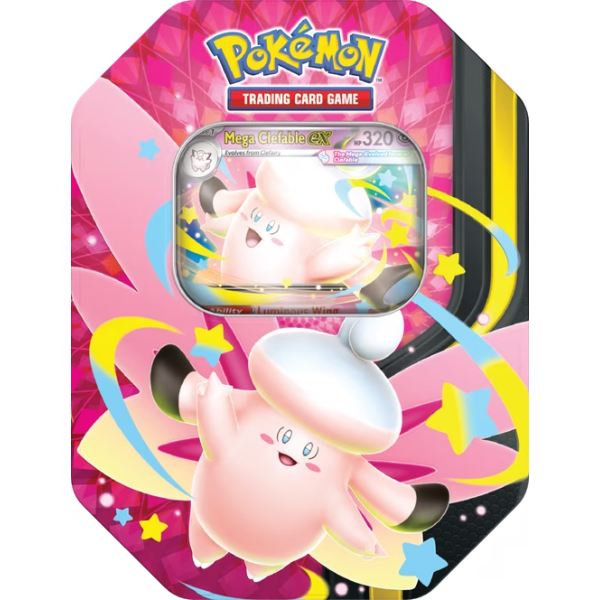 Pokémon TCG - Mega Moonlit Tin - Mega Clefable EX [Pre-Order] * Limit 1pc per household