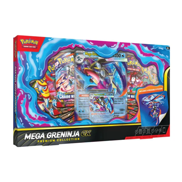 Pokémon TCG - Mega Greninja Ex Premium Collection Box [Pre-Order] *Limit 2pcs per household