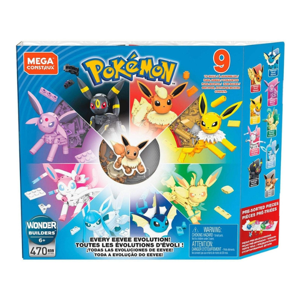 Mega Construx Pokemon Eevee Evolution 470pcs GFV85