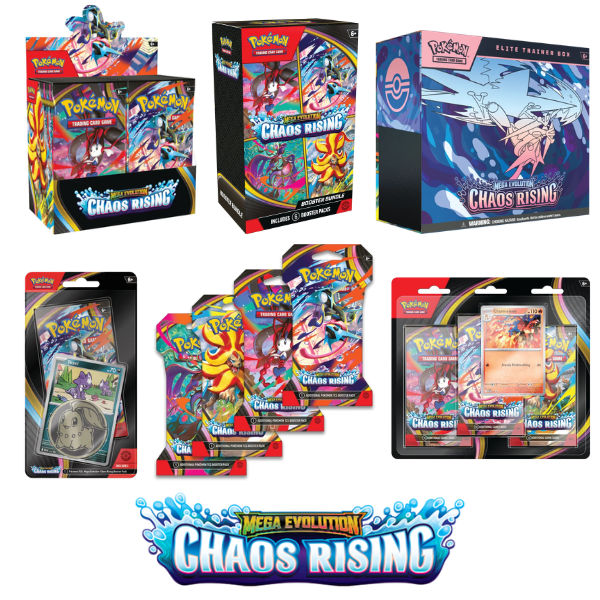 Pokémon TCG - Mega Evolution ME04 - Chaos Rising Collector's Bundle [Pre-Order] *Limit 1 per household