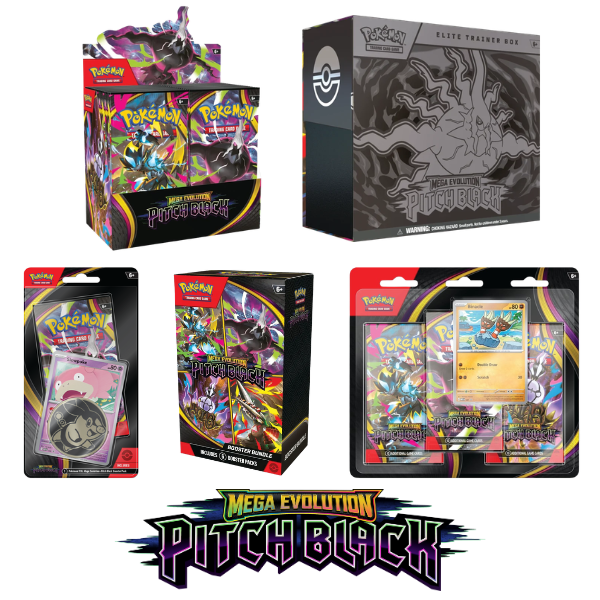 Pokémon TCG - Mega Evolution ME05 - Pitch Black Collector's Bundle [Pre-Order] *Limit 1 per household