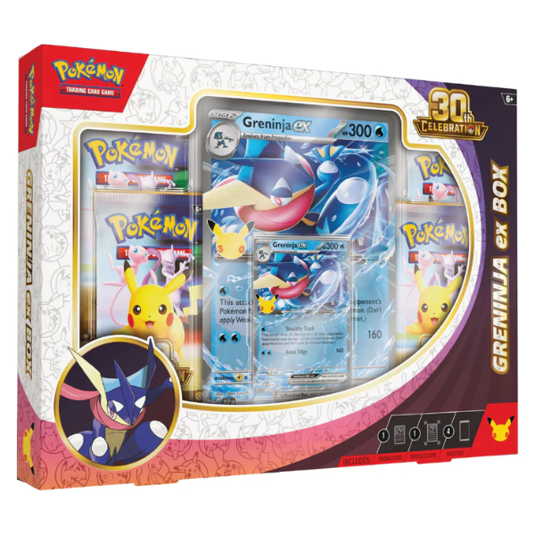 Pokémon TCG - 30th Celebration - Greninja Ex Box [Pre-Order] *Limit 1pc per customer