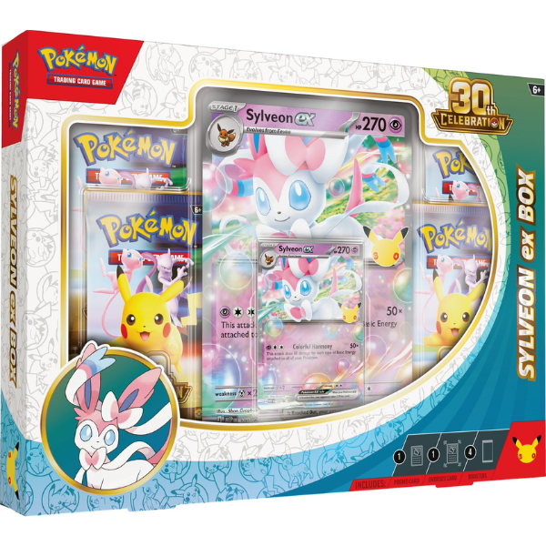 Pokémon TCG - 30th Celebration - Sylveon Ex Box [Pre-Order] *Limit 1pc per customer
