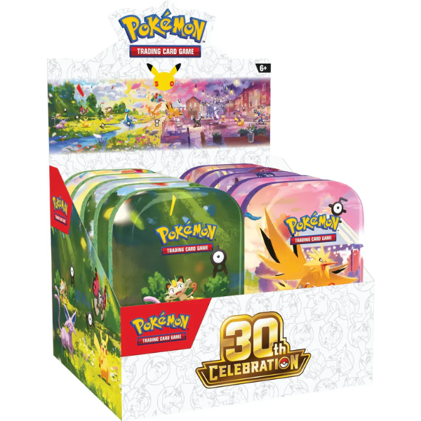 *Diamond Rewards Members Only* Pokémon TCG - 30th Celebration - Mini Tin Display [Pre-Order] *Limit 1