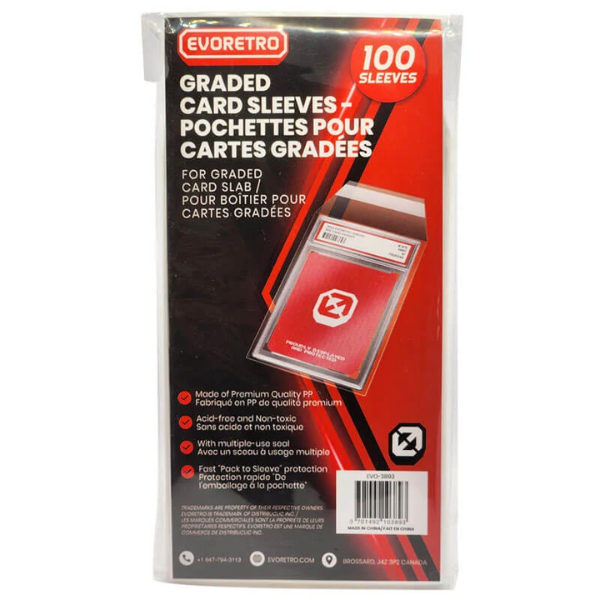 Evoretro - Graded Card Sleeves - 100 Sleeves