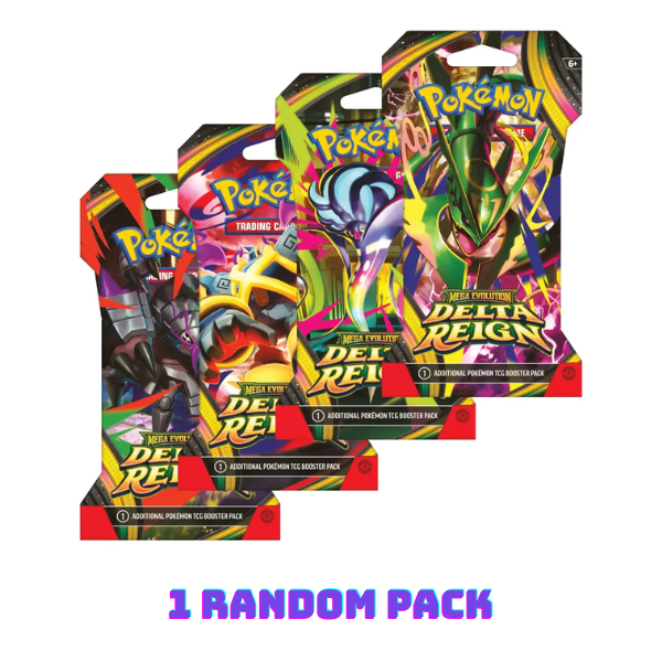 *VTR Rewards Members Only* Pokémon TCG - Mega Evolution ME06 - Delta Reign Sleeved Blister Pack [Pre-Order] *Limit 12pc per household