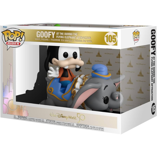 Funko Pop Rides (105) Goofy At The Dumbo The Flying Elephant Attraction