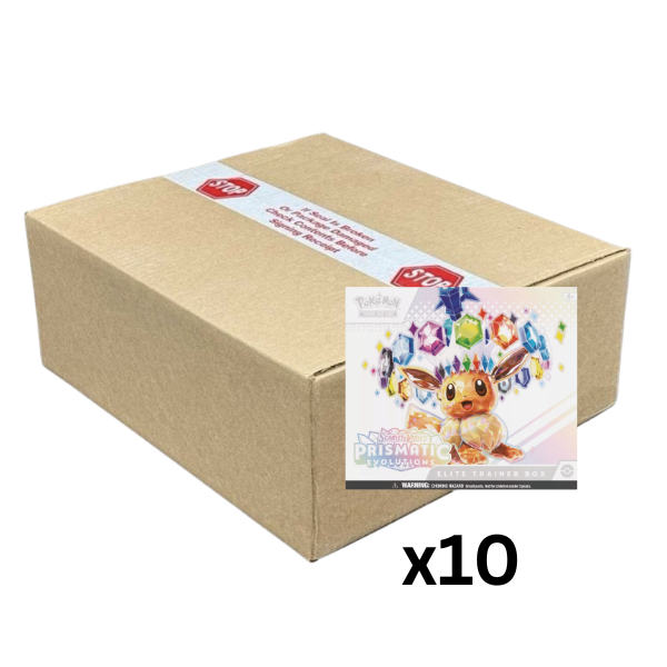 *Diamond Members Only* Pokemon TCG Scarlet & Violet Prismatic Evolutions Elite Trainer Box Case of 10 [Pre-Order]