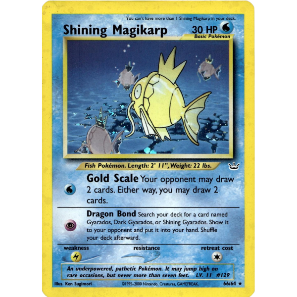 Neo Revelation Unlimited 066/064 - Shining Magikarp [Secret Rare]