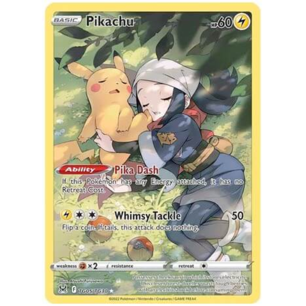 Sword & Shield Lost Origin TG05/TG30 - Pikachu [Ultra Rare]