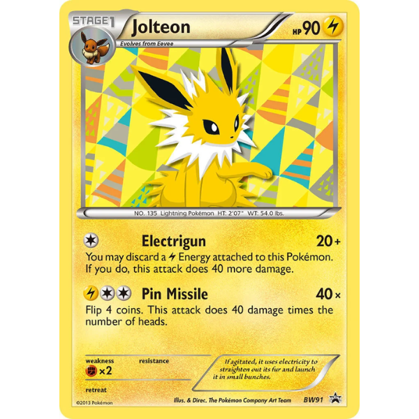 Black & White BW91 - Jolteon [Black Star Promo]