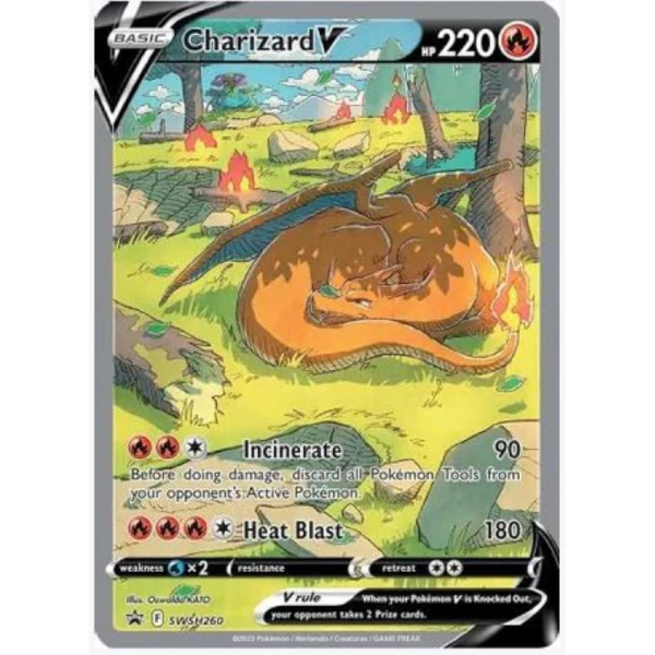 Sword & Shield SWSH260 - Charizard V [Black Star Promo]