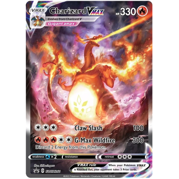Sword & Shield SWSH261 - Charizard VMax [Black Star Promo]