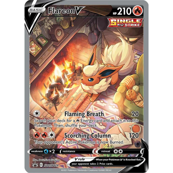 Sword & Shield SWSH179 - Flareon V [Black Star Promo]