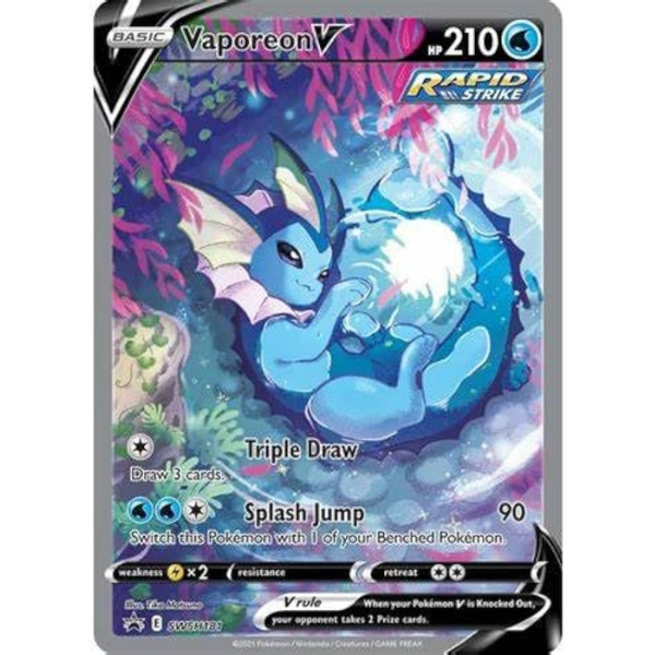 Sword & Shield SWSH181 - Vaporeon V [Black Star Promo]