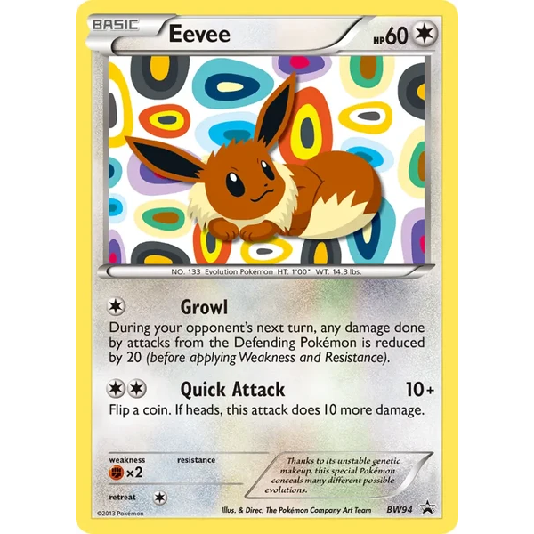 Black & White BW94 - Eevee [Black Star Promo]