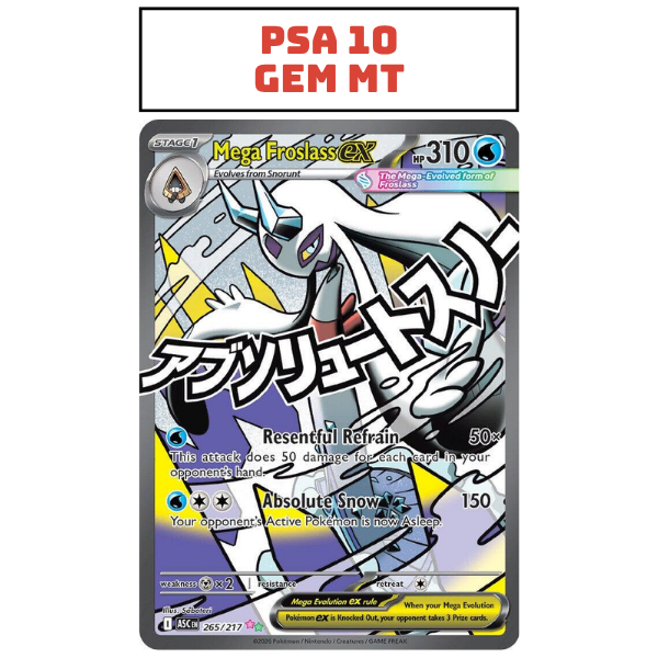 PSA 10 Mega Evolution - Ascended Heroes 265/217 - Mega Froslass Ex [Mega Attack Rare]