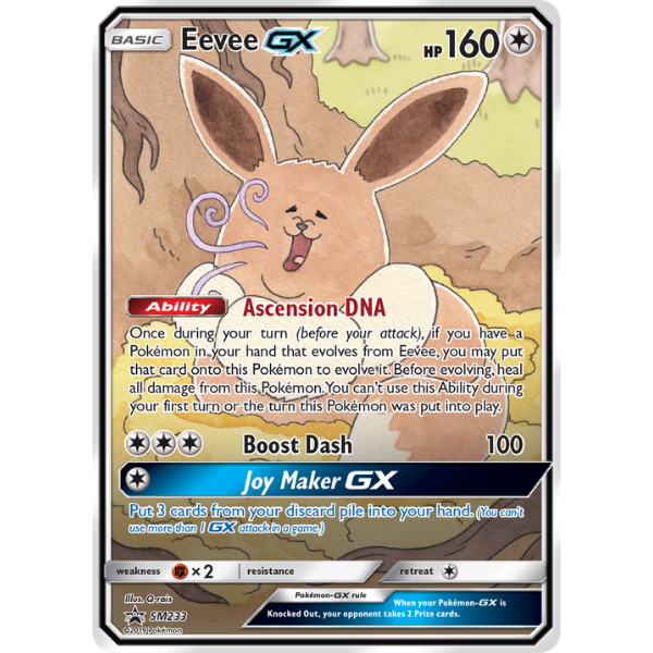 Sun & Moon SM233 - Eevee GX [Black Star Promo]