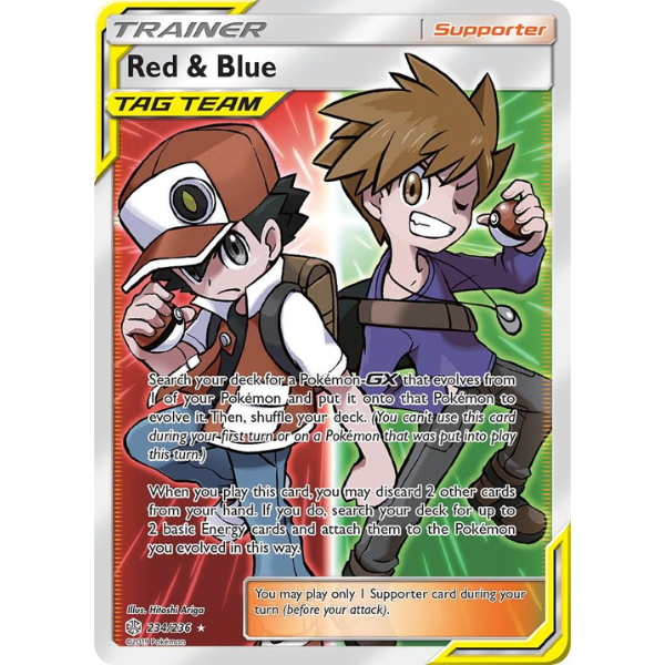 Sun & Moon - Cosmic Eclipse 234/236 - Red & Blue [Full Art]