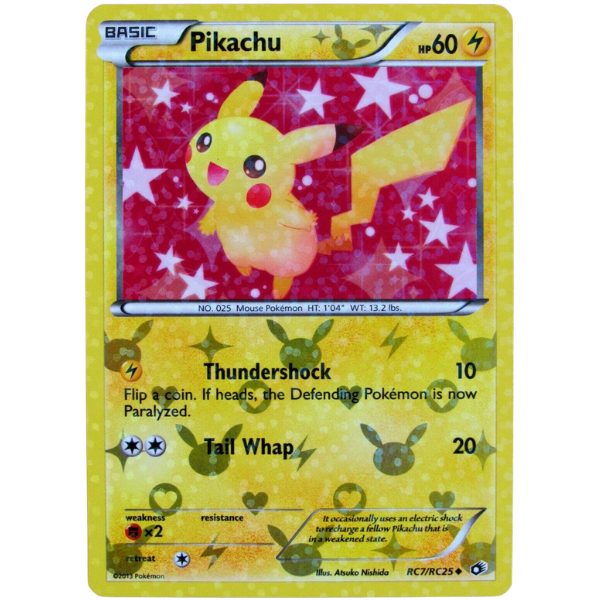Black & White - Legendary Treasures RC7/RC25 - Pikachu [Uncommon]