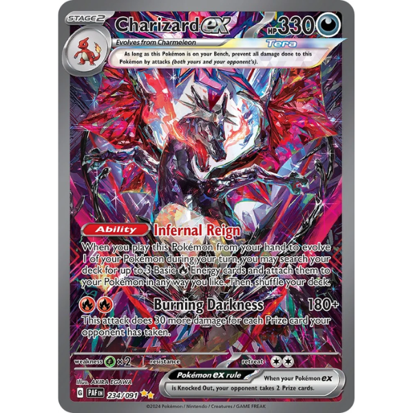 Scarlet & Violet - Paldean Fates 234/091 - Charizard Ex [Special Illustration Rare]