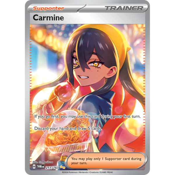 Scarlet & Violet - Twilight Masquerade 217/167 - Carmine [Special Illustration Rare]
