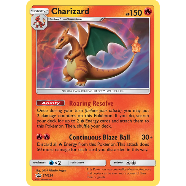 Sun & Moon SM226 - Charizard [Black Star Promo]