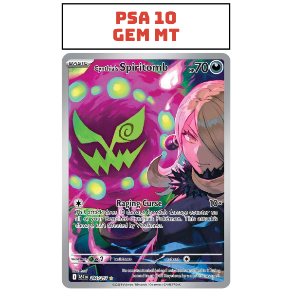 PSA 10 Scarlet & Violet - Ascended Heroes 244/217 - Cynthia's Spiritomb [Illustration Rare]