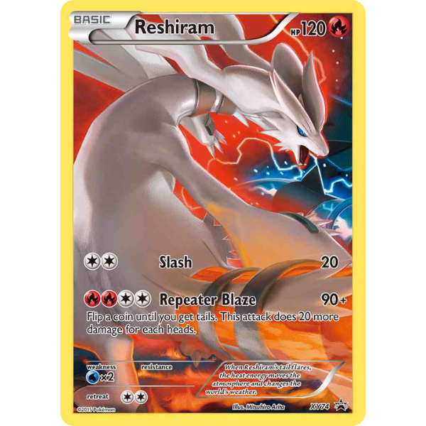 XY74 - Reshiram [Black Star Promo]
