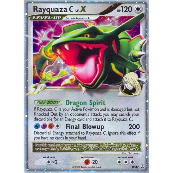 Diamond & Pearl DP47 - Rayquaza C Lv. X [Black Star Promo]