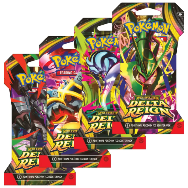 *VTR Rewards Members Only* Pokémon TCG - Mega Evolution ME06 - Delta Reign Sleeved Blister Pack [Pre-Order] *Limit 12pc per household