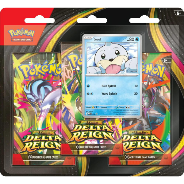 Pokémon TCG - Mega Evolution ME06 - Delta Reign 3-Pack [Pre-Order] *Limit 2 per household