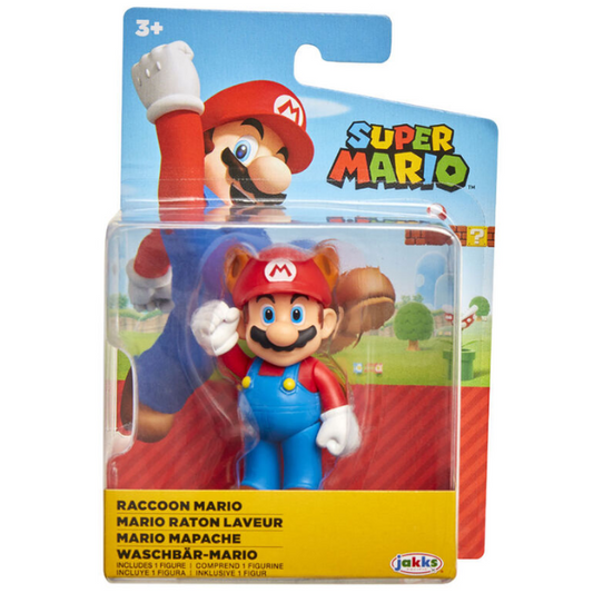 Jakks Pacific World of Nintendo Figures - Racoon Mario