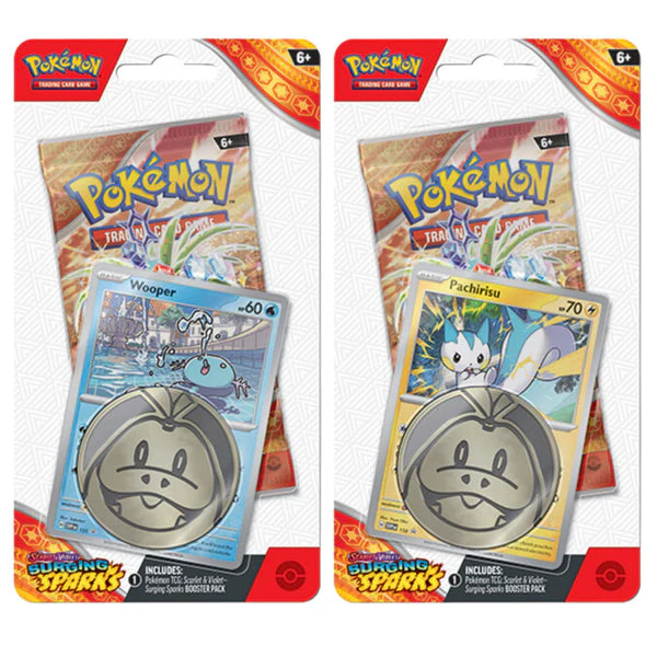 Pokemon Scarlet & Violet Surging Sparks Checklane Blister