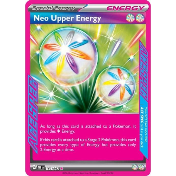 Neo Upper Energy - Ace Spec Rare 162/162 [Scarlet & Violet Temporal Forces]