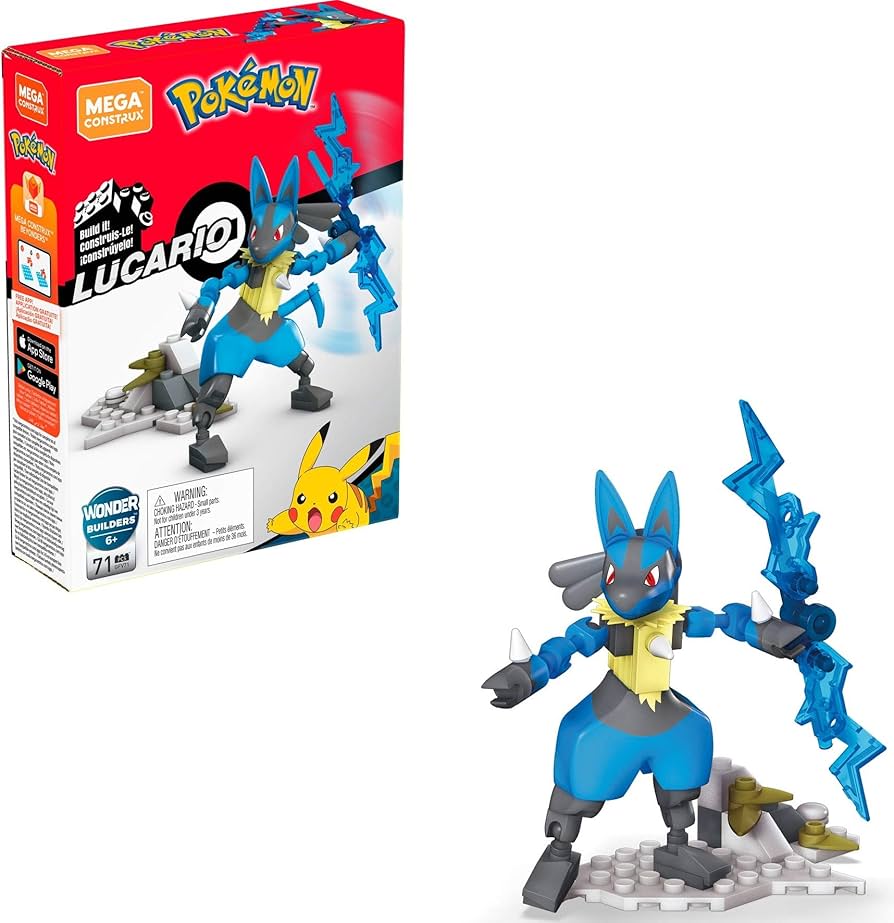 Mega Construx Pokemon Lucario GFV71 71pcs