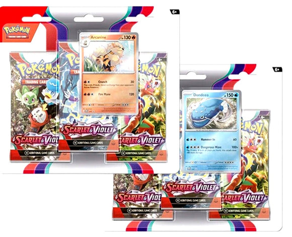 Pokemon Scarlet & Violet 3-Pack Blister